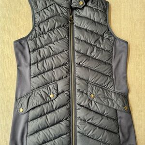 Gray Quilted Vest by‎ Barbour